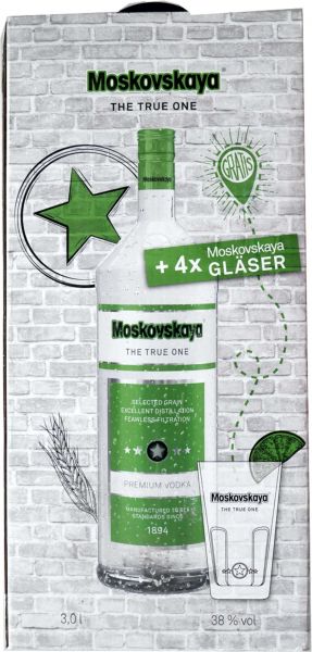 Moskovskaya Premium Wodka 3 Liter Moskovskaya Premium Wodka 3 Liter